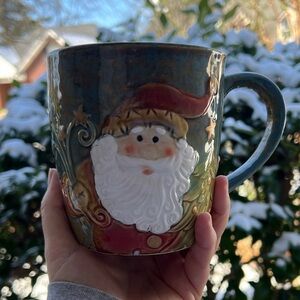 NWOT Burton & Burton Santa Christmas Mug